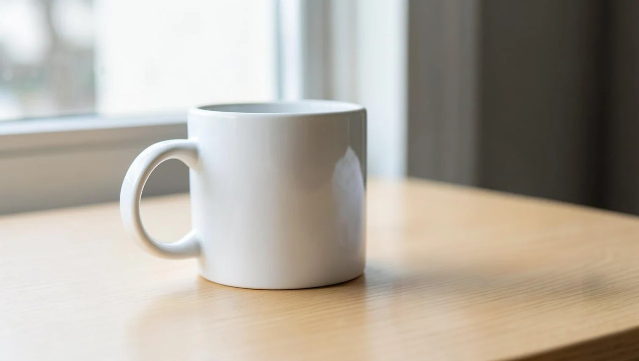 Clear a paper ball and tea bag off a table
