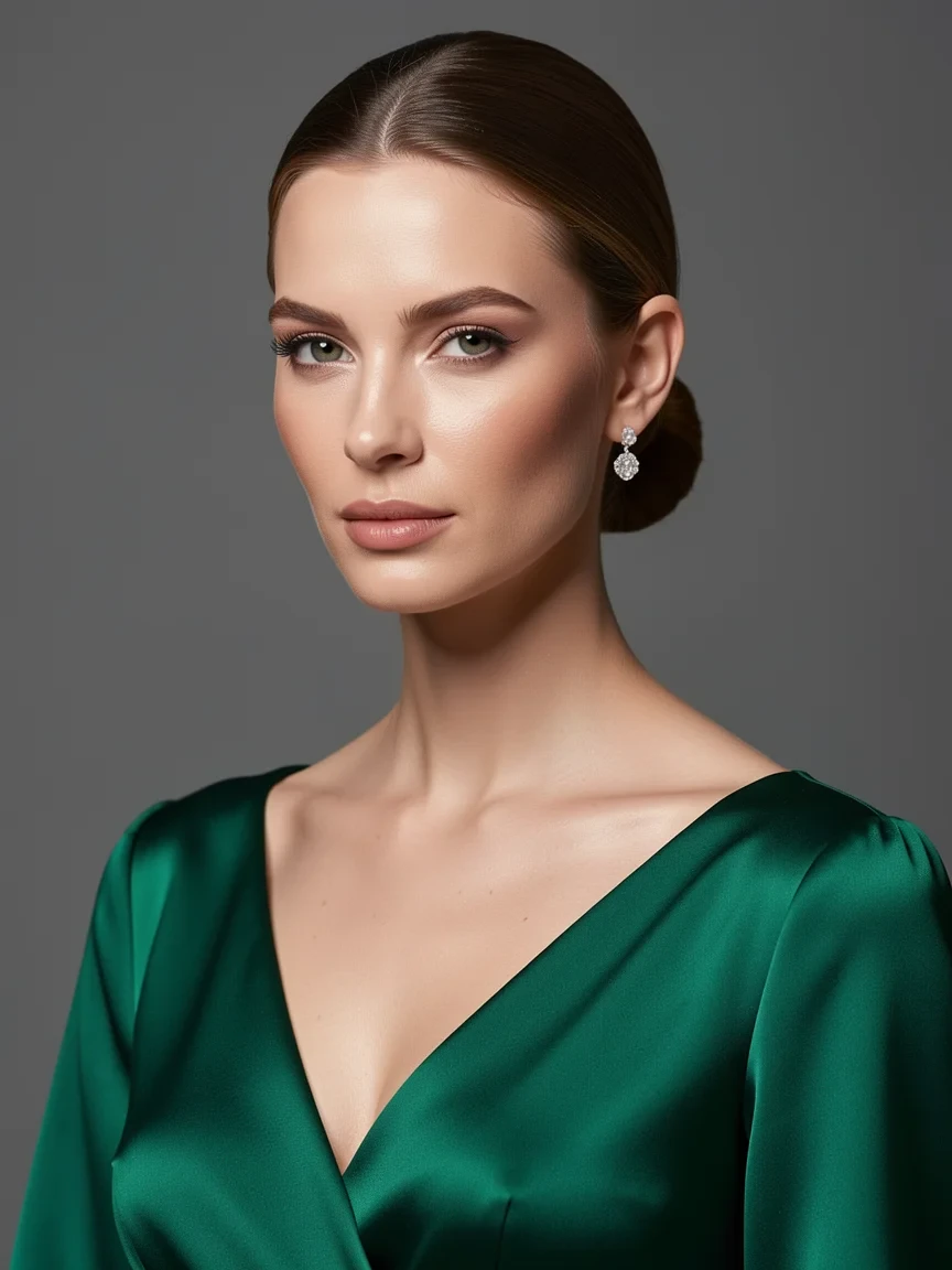 Create a high-fashion portrait
